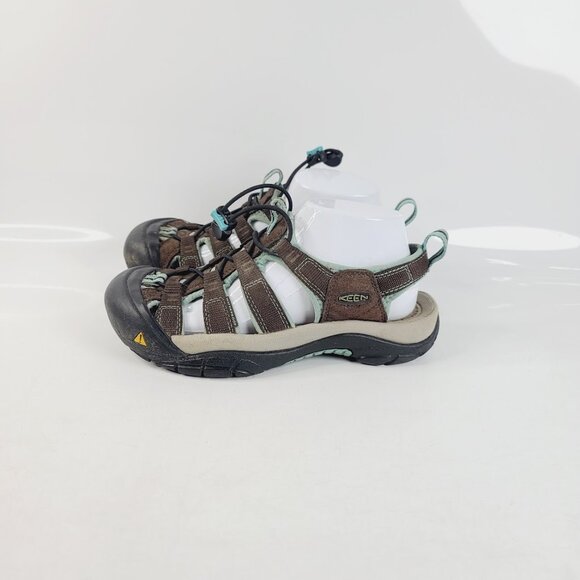 Keen Men\'s Brown Mint Newport‎ H2 Leather Close Toe Trekking Sandal Size 8 main image 5